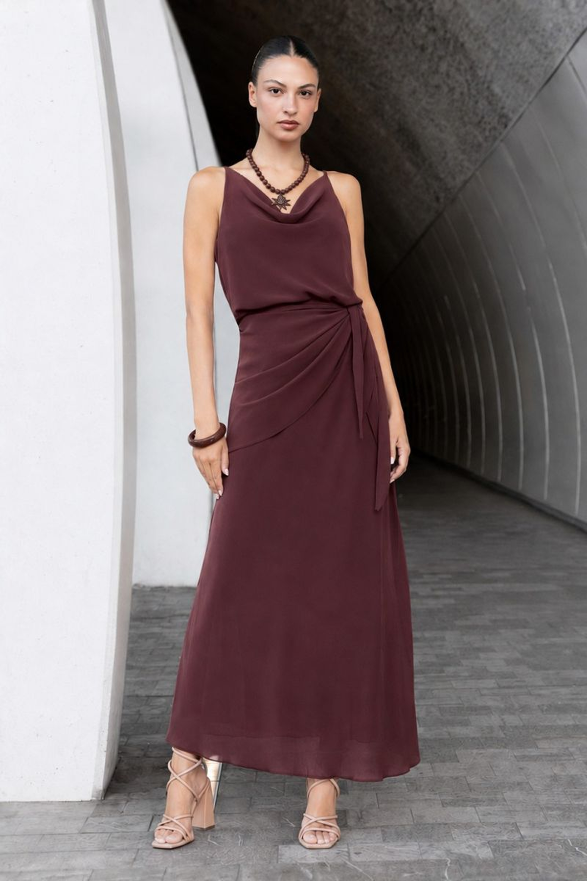 VESTIDO SALACIA CHOCOLATE