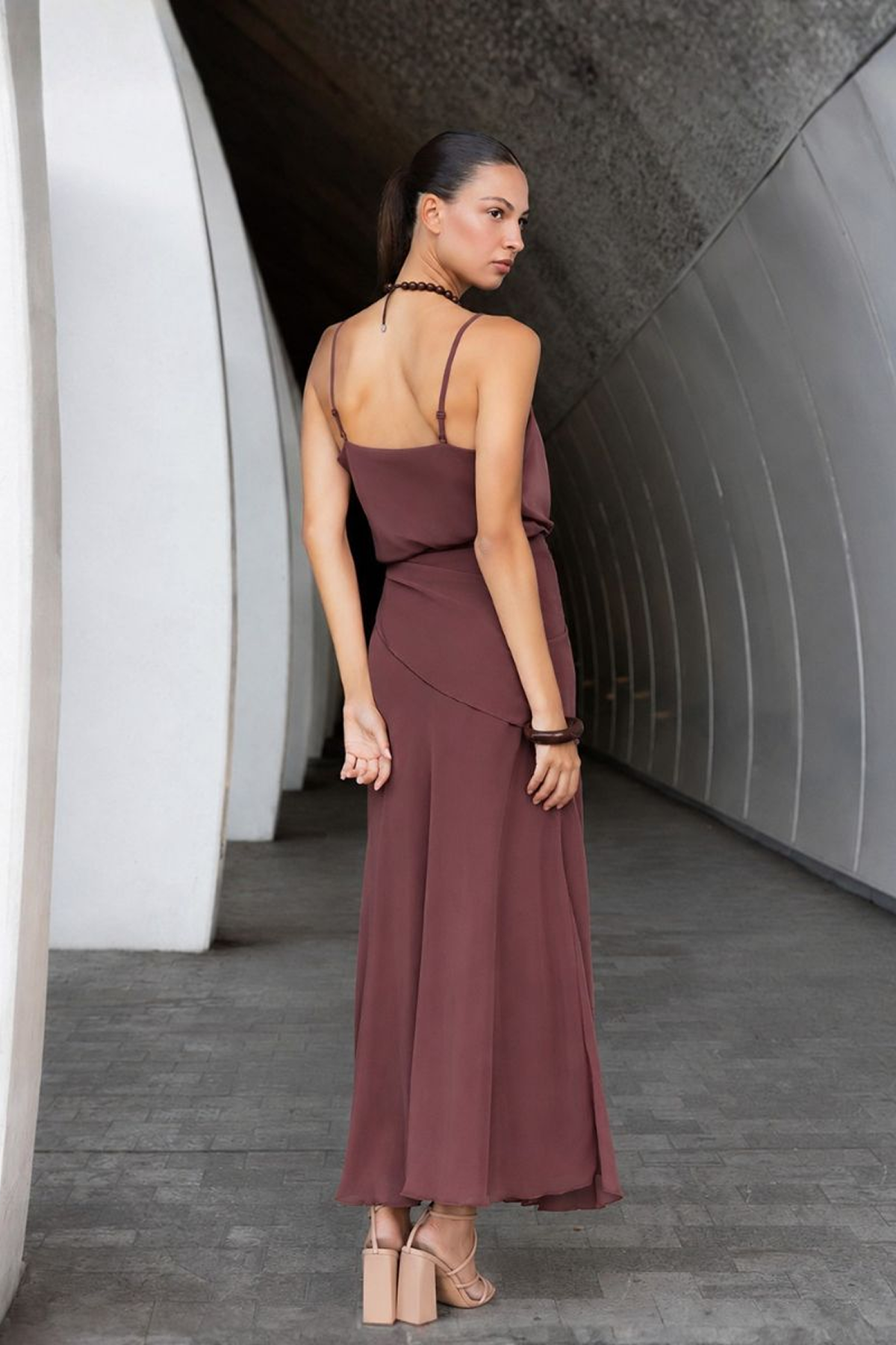 VESTIDO SALACIA CHOCOLATE