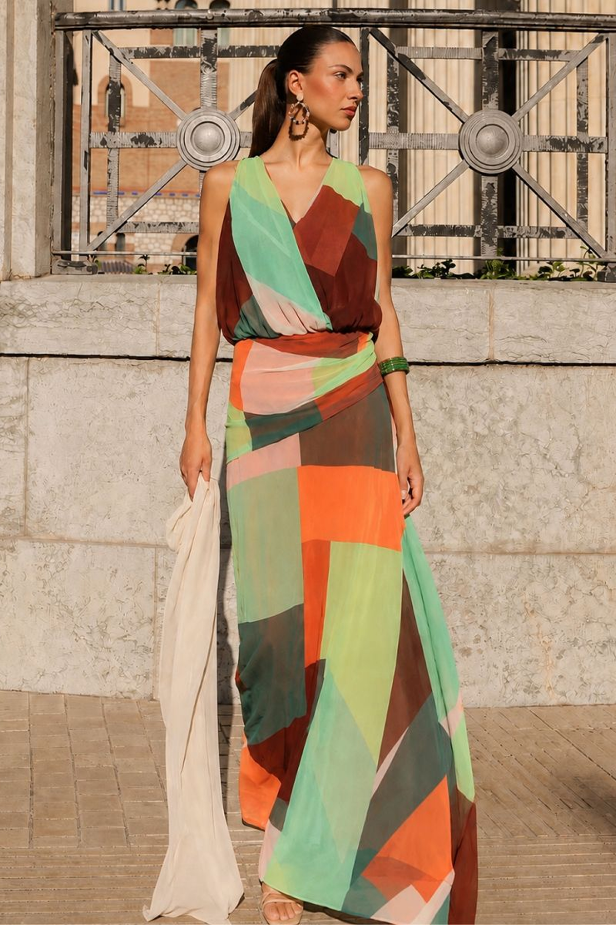 VESTIDO VENUS TERRACOTA