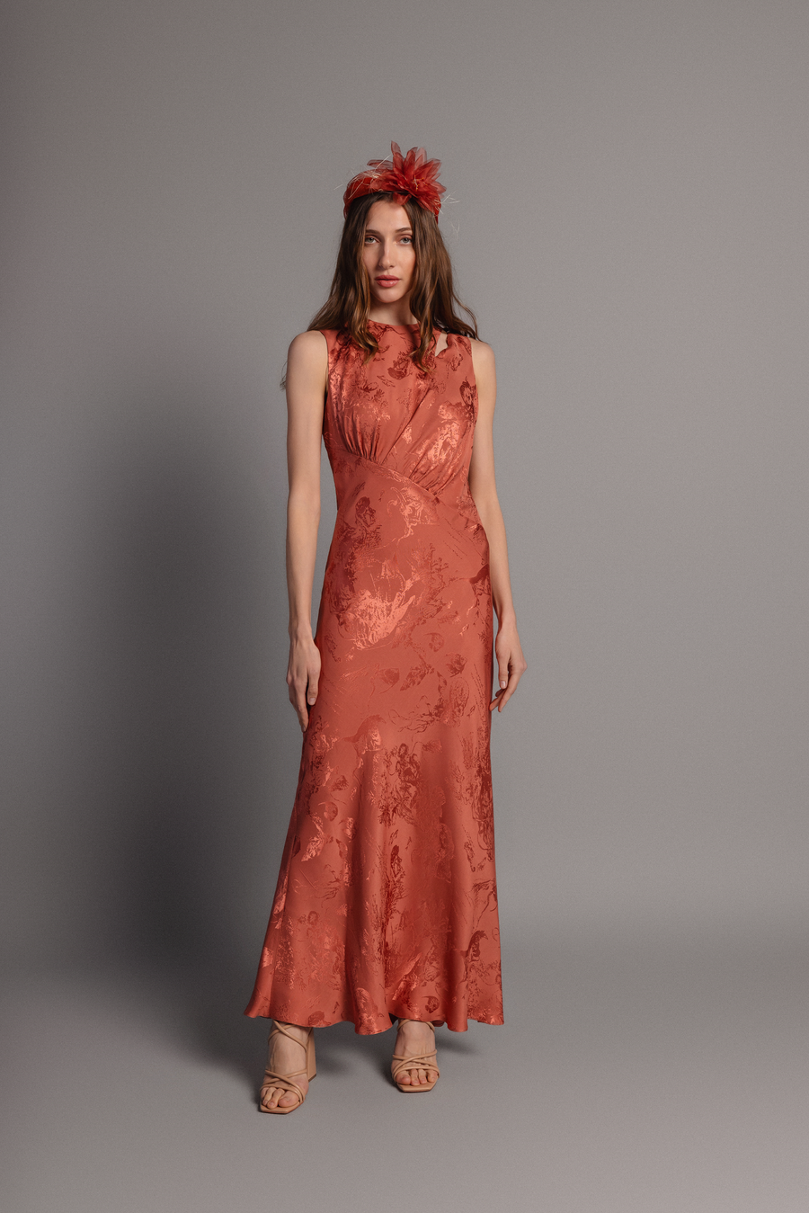 VESTIDO MENHIT TEJA