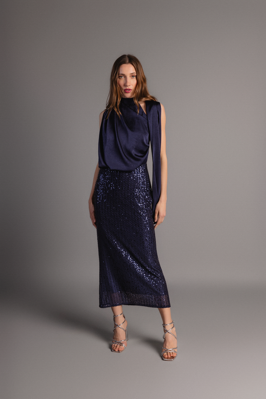 VESTIDO KEKET AZUL MARINO