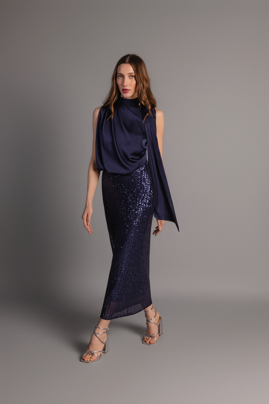 VESTIDO KEKET AZUL MARINO