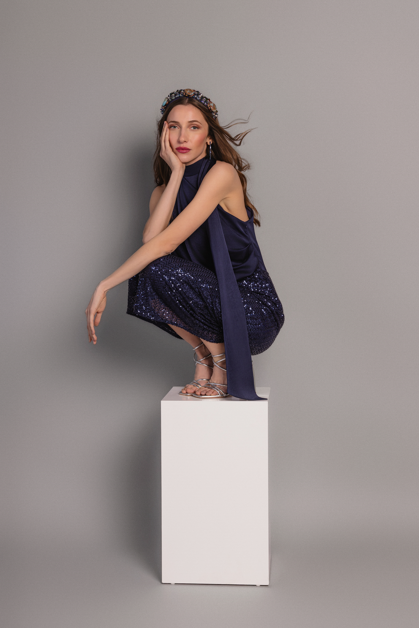 VESTIDO KEKET AZUL MARINO