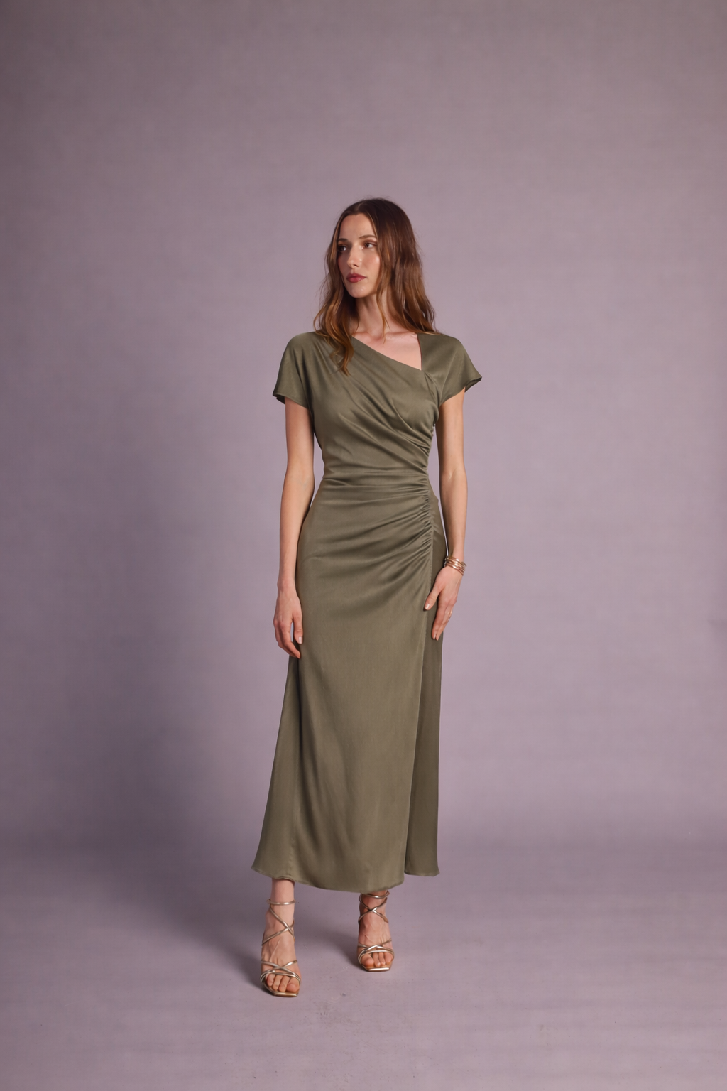 VESTIDO BASTET CAQUI